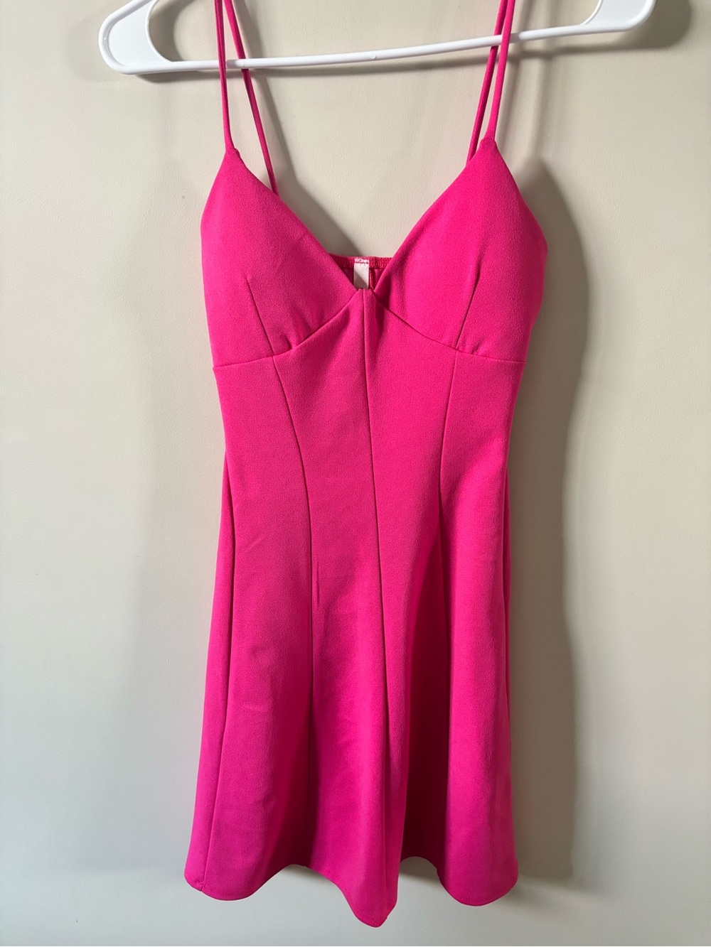 Chocolate Bright Pink Strap Dress